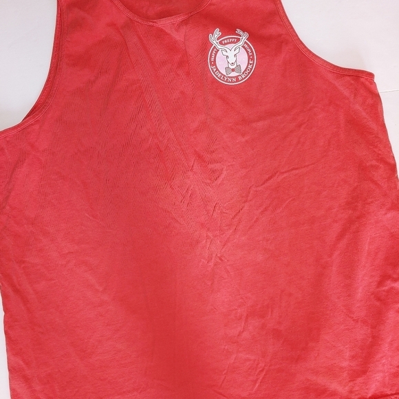 Jadelynn Brooke Sleeveless Deer Tank Shirt XL - Picture 3 of 5